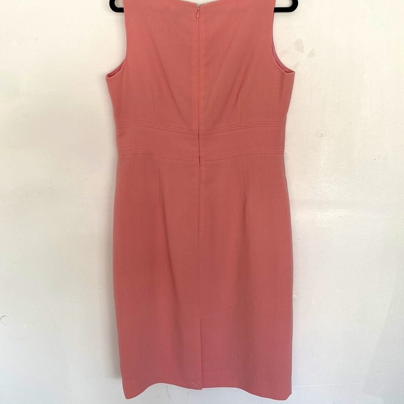 NWT Ann Taylor V-Neck Pink Sheath Dress- Sz 12 - Picture 8 of 10
